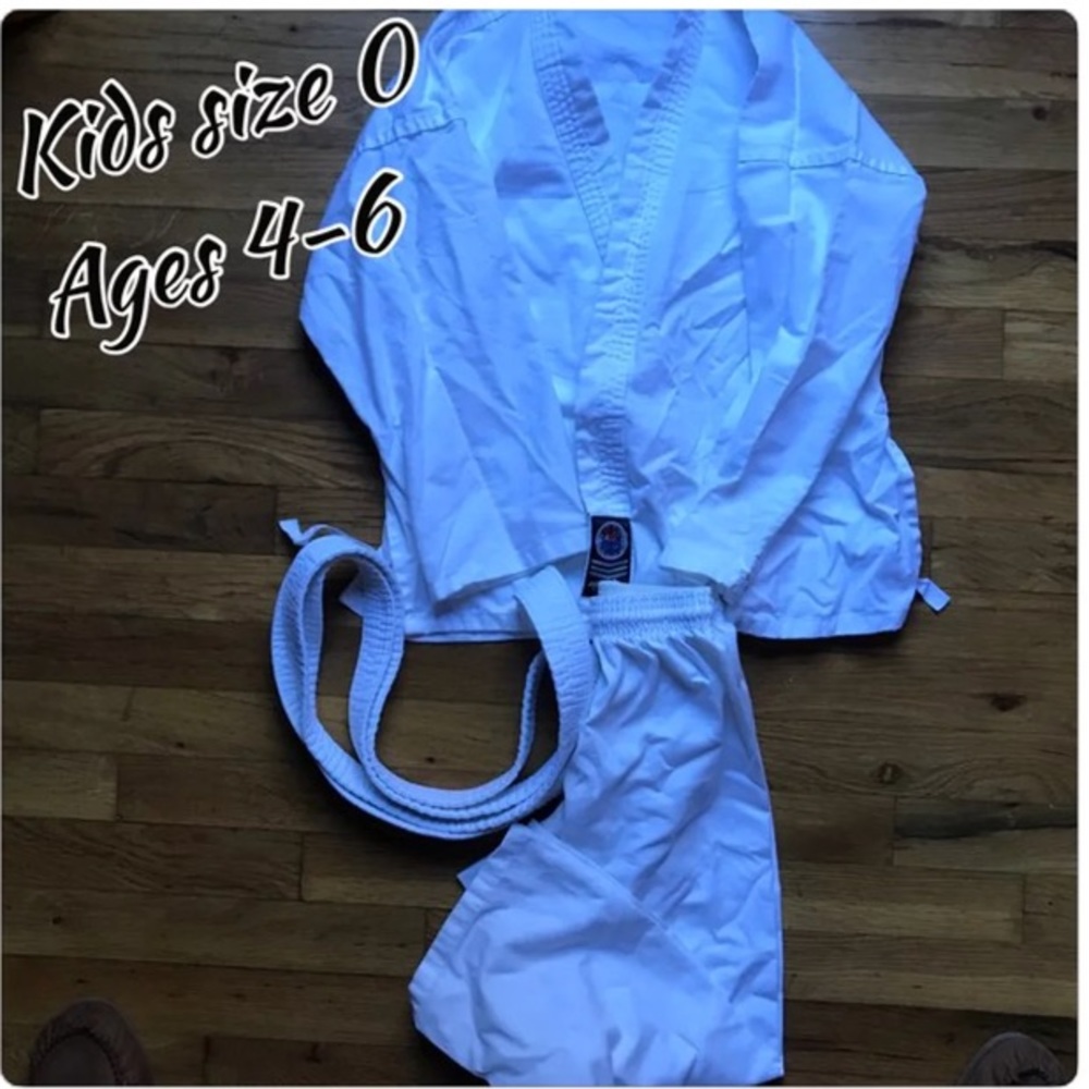 Kids size 0 martial arts